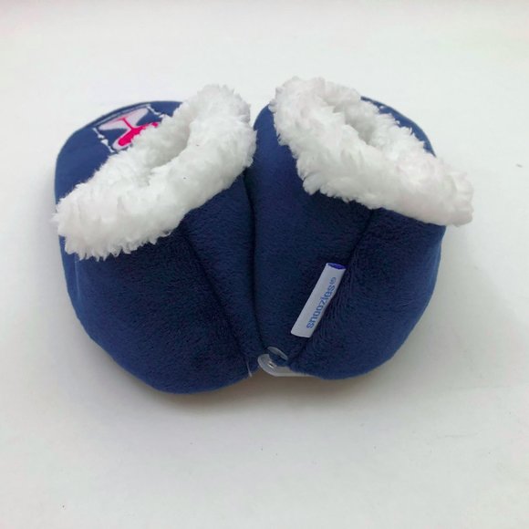 Snoozies Women's Time for Wine Non Skid Soles Dark Blue Medium 7/8 - Picture 3 of 6